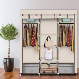 Non Woven Wardrobe With 5 Layers And 9 Compartments