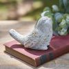 Rustic Cottage Chirping Bird Figurine - Handcrafted Home Decor Piece with Nature-Inspired Design