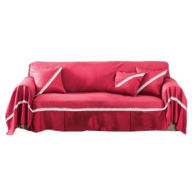 Lace Sofa Cover Red Sofa Towel Modern Love Seat Sofa Slipcover Couch Cover