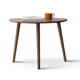 (SINGLE) Center Table Low Table 100% Solid Oak Wood Top Plate Desk Pebble Shaped Natural Wooden Coffee Table Width 58 x Depth 40 x Height 85 cm Desk W