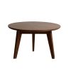 Center Table Low Table 100% Solid Oak Wood Top Plate Desk Coffee Table Width 60 x Depth60 x Height 35 cm Study Desk Work From Home Easy To Assemble Wa