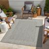 Sunshine GC_HAR2003 Silver 7 ft. 10 in. x 10 ft. 3 in. Indoor/Outdoor Area Rug