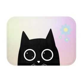 Adorable Cat Anime Bath Mat