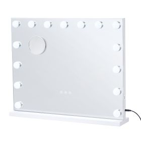 VEVOR Hollywood Vanity Mirror With Lights w/ USB Desktop Wall-mount 22.8x18.1 in