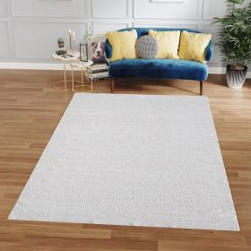 Milano Collection Pale Celadon Woven Area Rug (Color: as Pic)