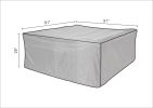 Direct Wicker Square Durable and Water Resistant Outdoor Furniture Cover, 91x91x28 in